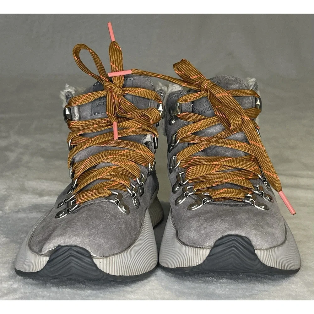 Sorel Women's Size 5 Out N About III Conquest Waterproof Boots Quarry/Fawn Suede